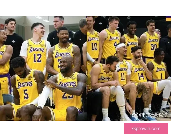 詹皇独占历史多项第一湖人球员打高尔夫合影老詹C位东契奇站边